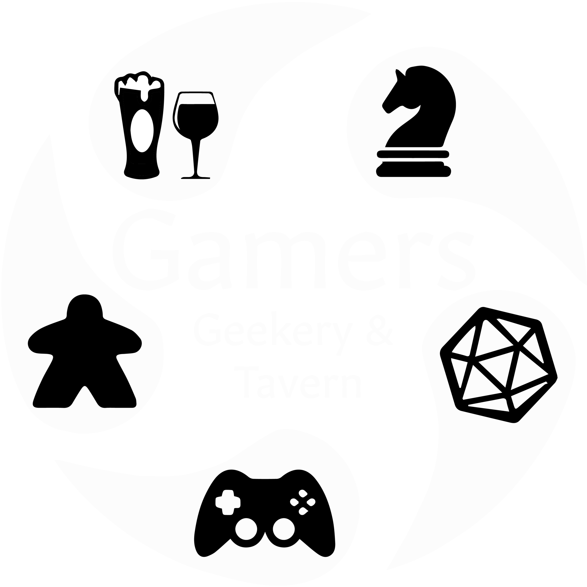 Gamers Geekery & Tavern logo