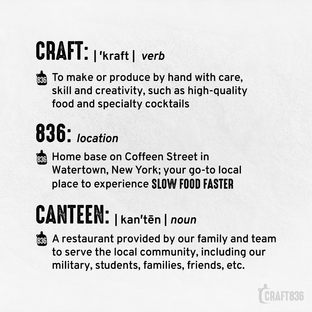 What does Craft836 Canteen mean?