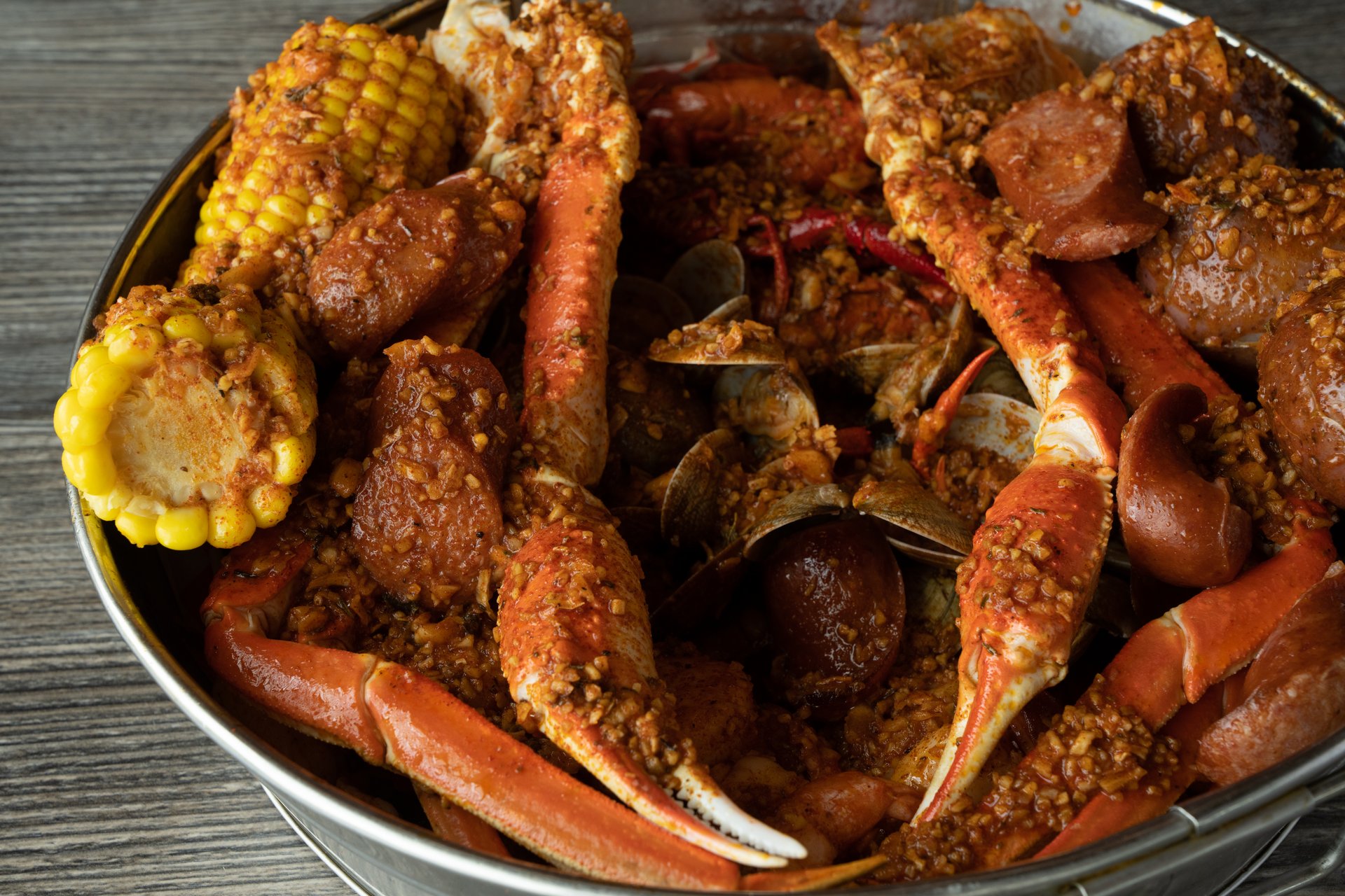 The Boiling Pot Menu - Fresh Cajun Style Seafood