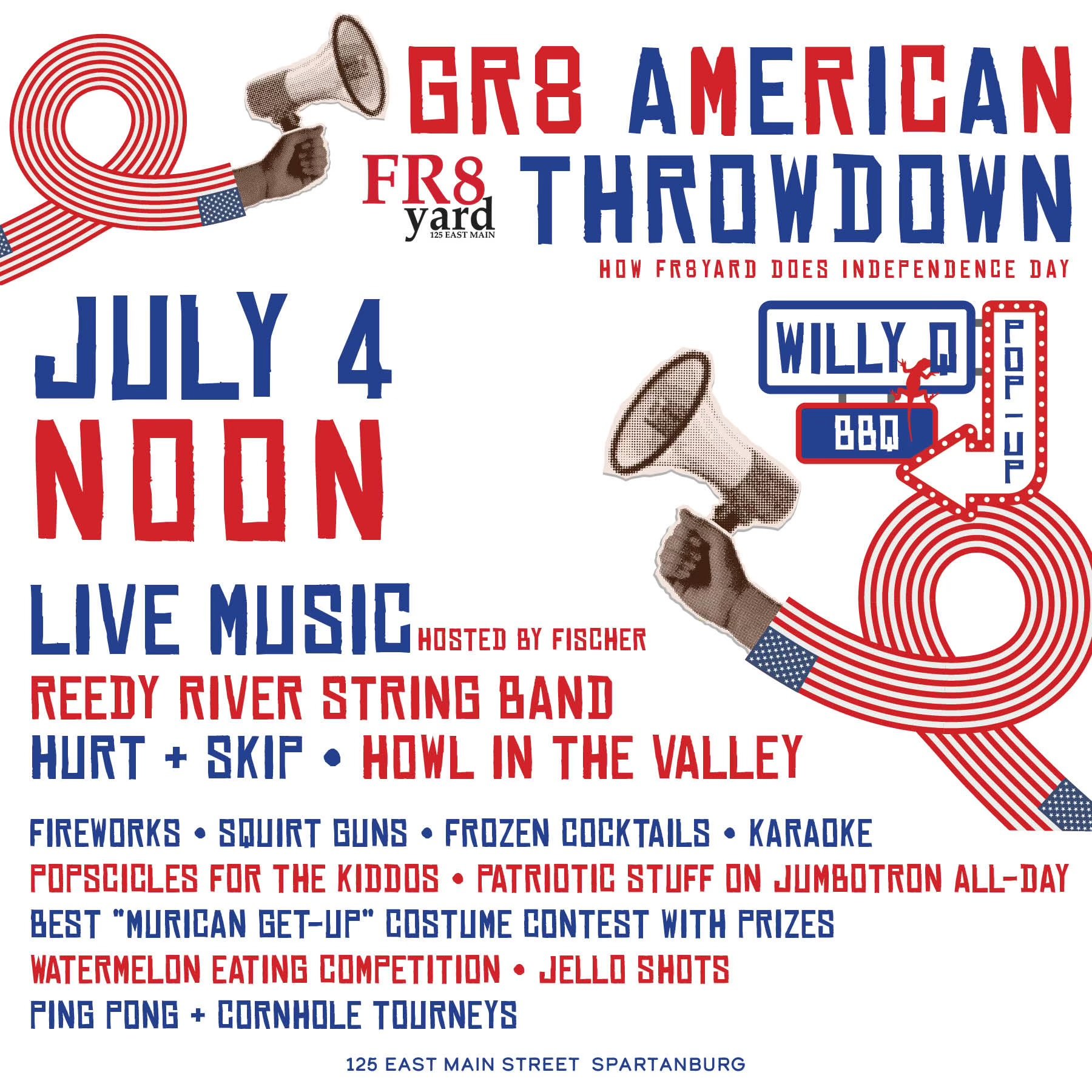 fourth of july events spartanburg sc