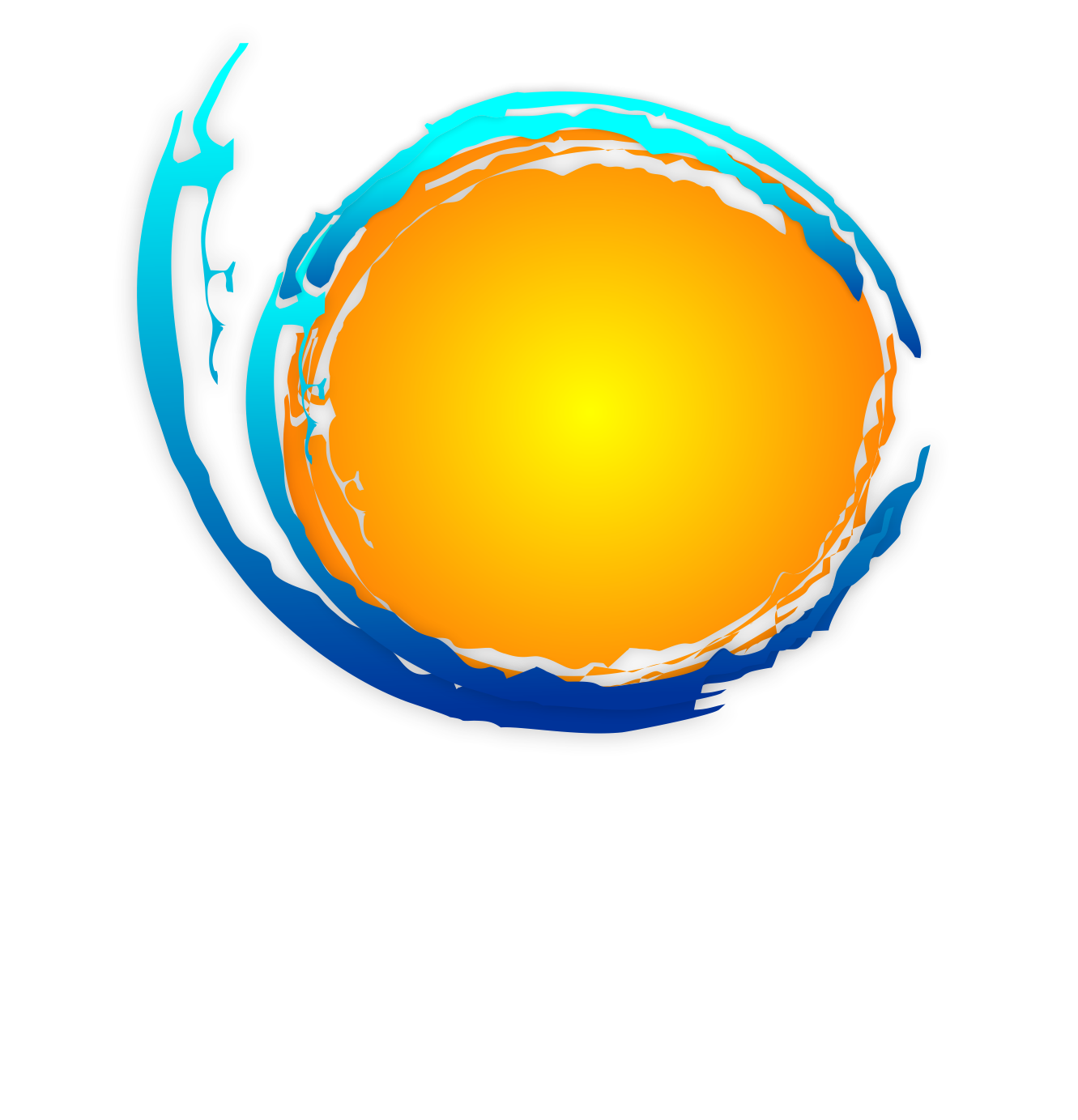 Ski beach logo