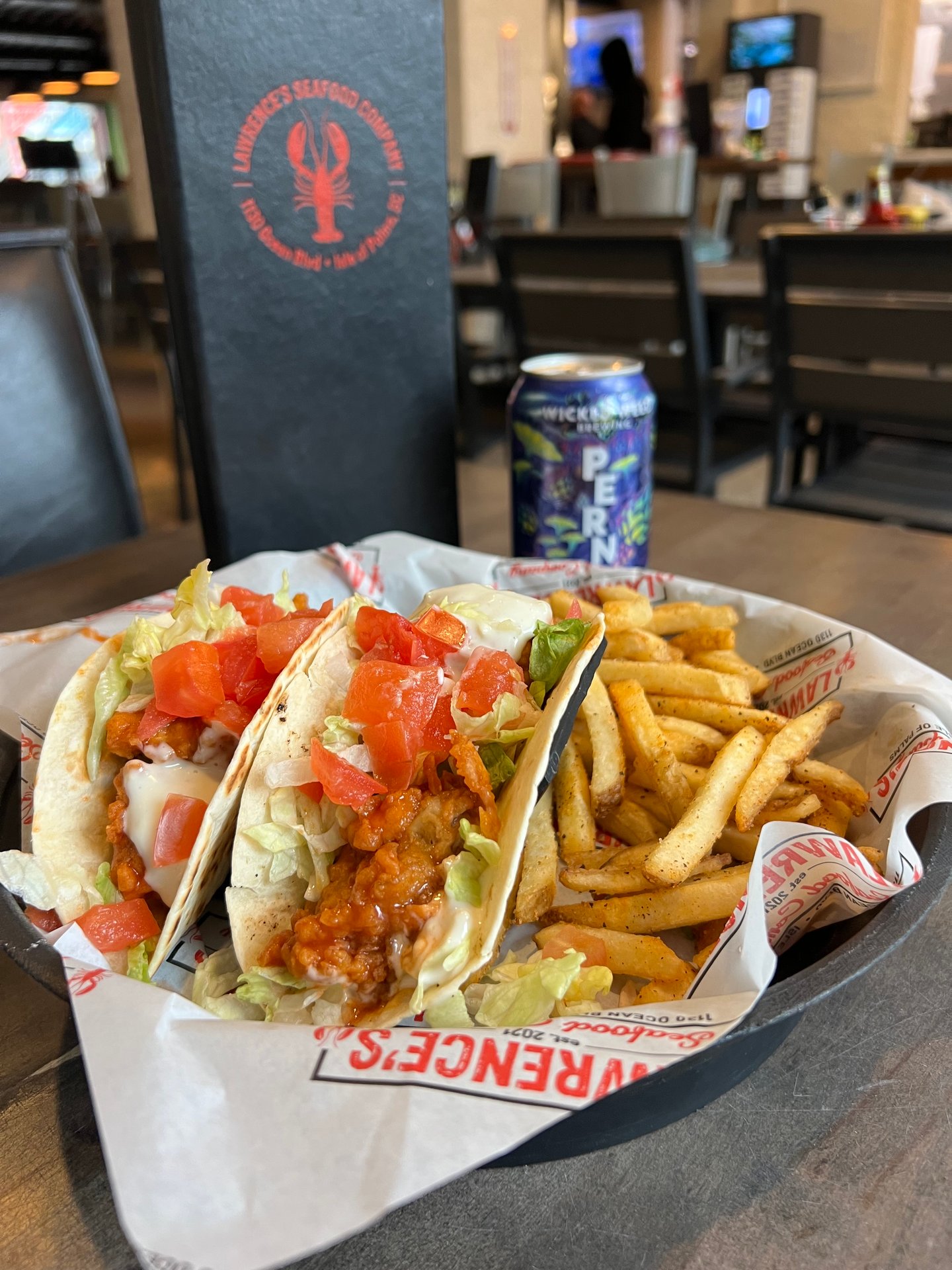 Buffalo Oyster Tacos Lawrence's Seafood Company Restaurant in