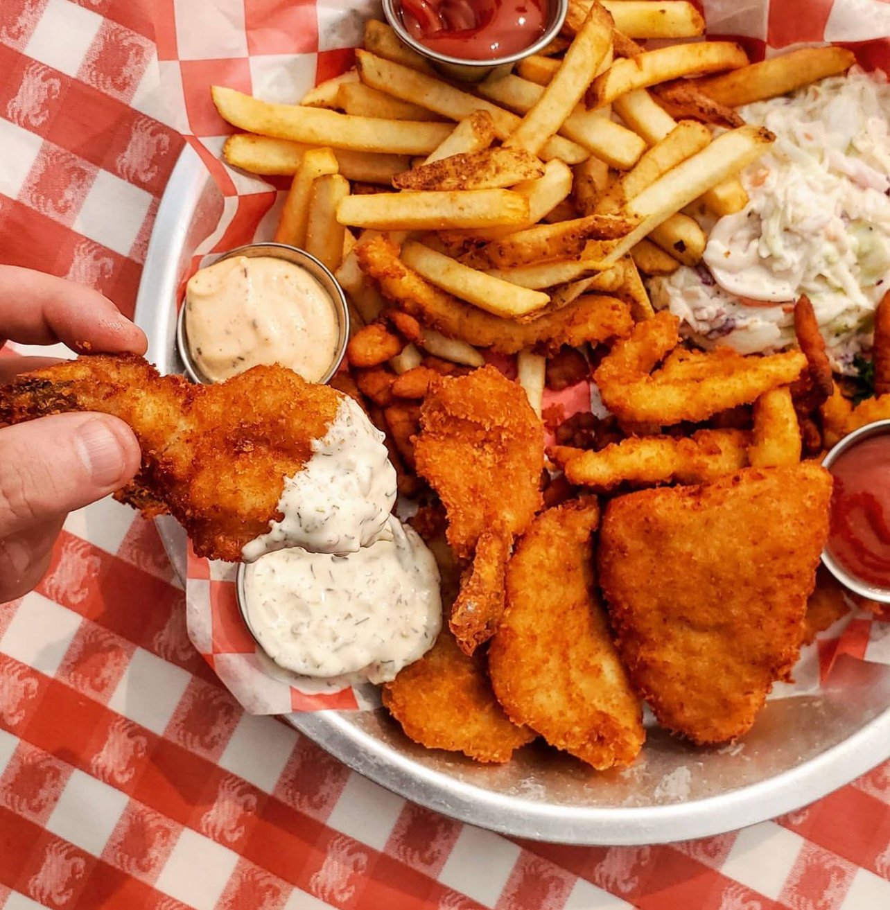 Fish & Chips - Main Menu - The Crab Pot Seattle