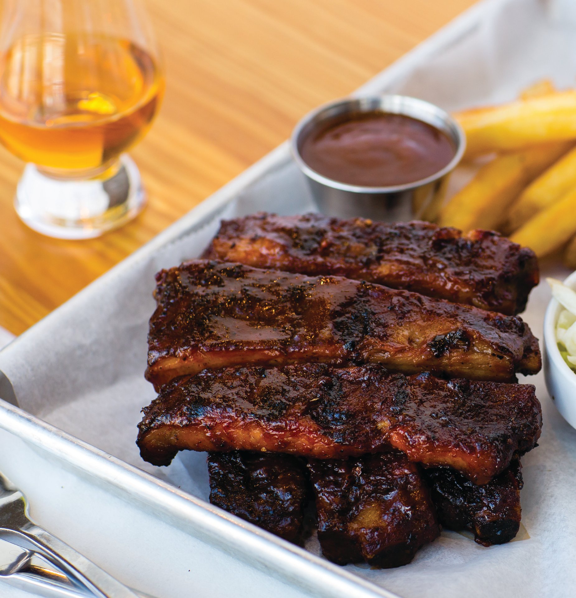 Targa In Metallo Vintage 20x30 Cm | Barbecue Pulled Pork Ribs Chicken | Decorazione Da Parete Per Cucina
