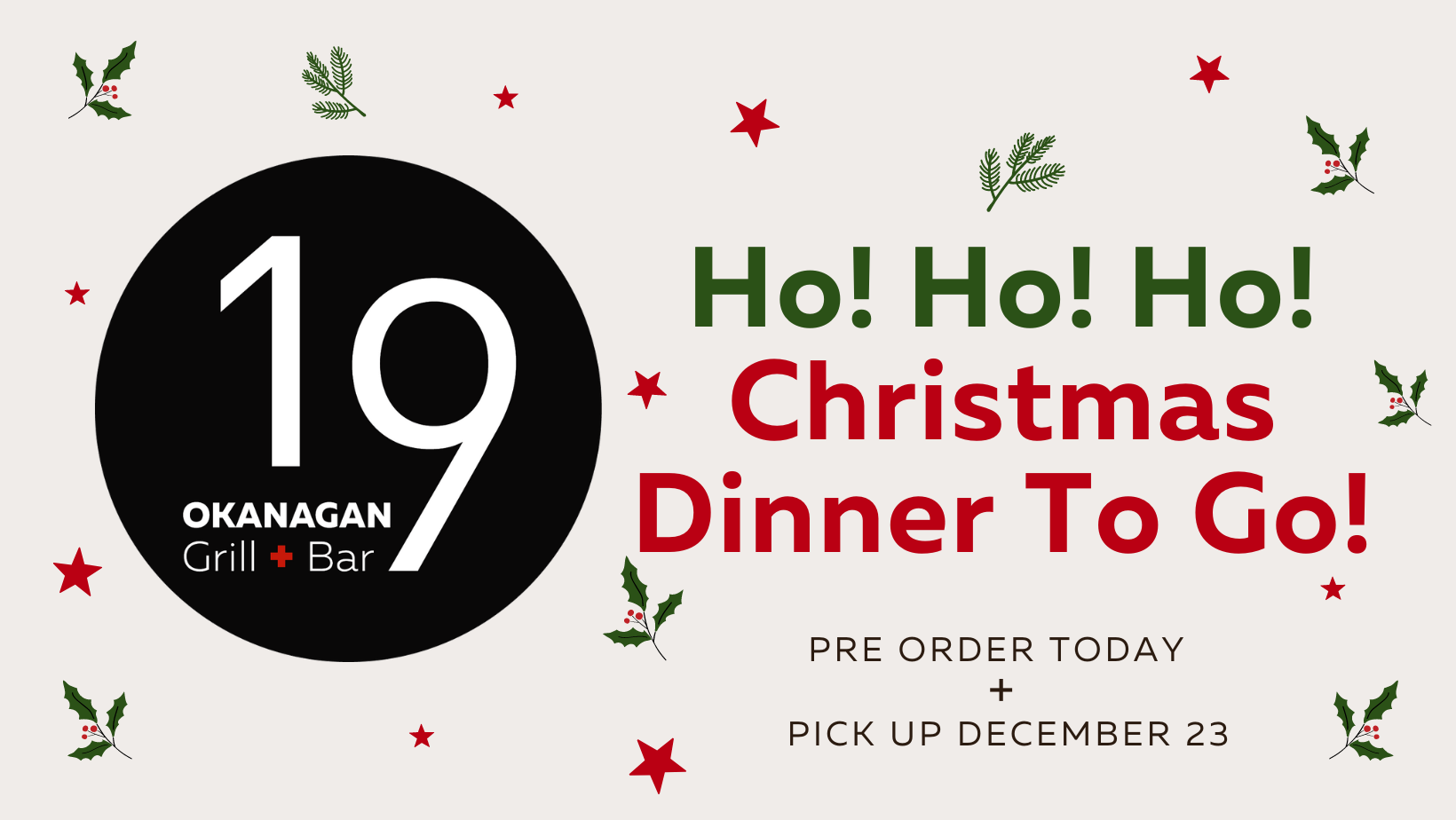 Christmas Dinner To Go Pre Order 19 Okanagan Grill Bar Steak 