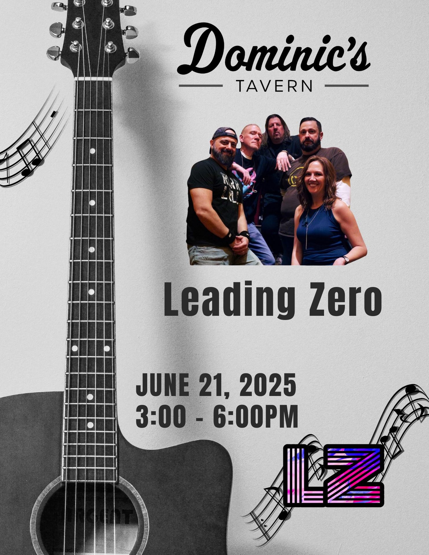 Leading Zero Live @ Dominic's Tavern - Dominics Tavern - Tavern in NJ