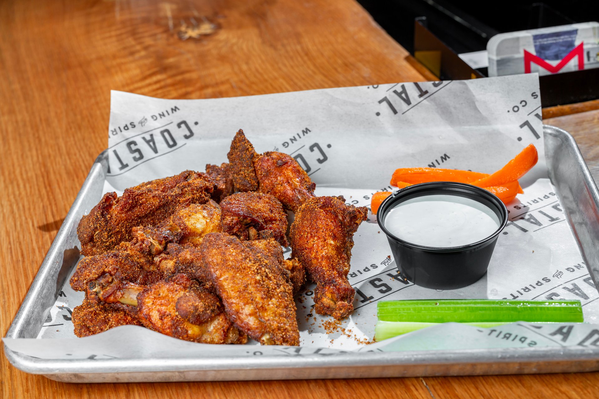 NC Smoked Jumbo Wings (12 Pieces) Coastal Wing Spirits Bar
