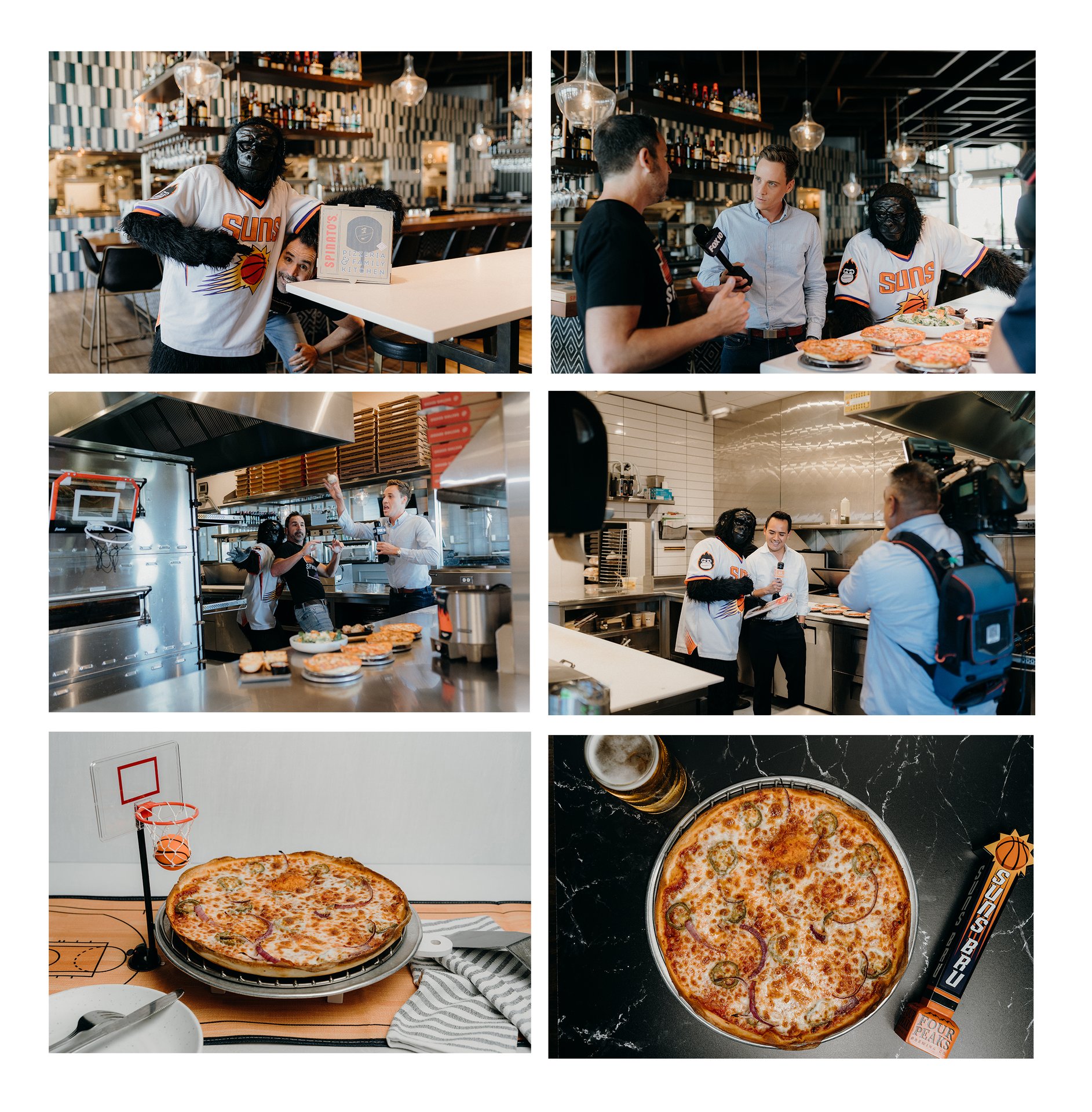 Phoenix Mercury & Phoenix Suns Pizza Collaboration Phoenix Mercury & Phoenix Suns Pizza Collaboration