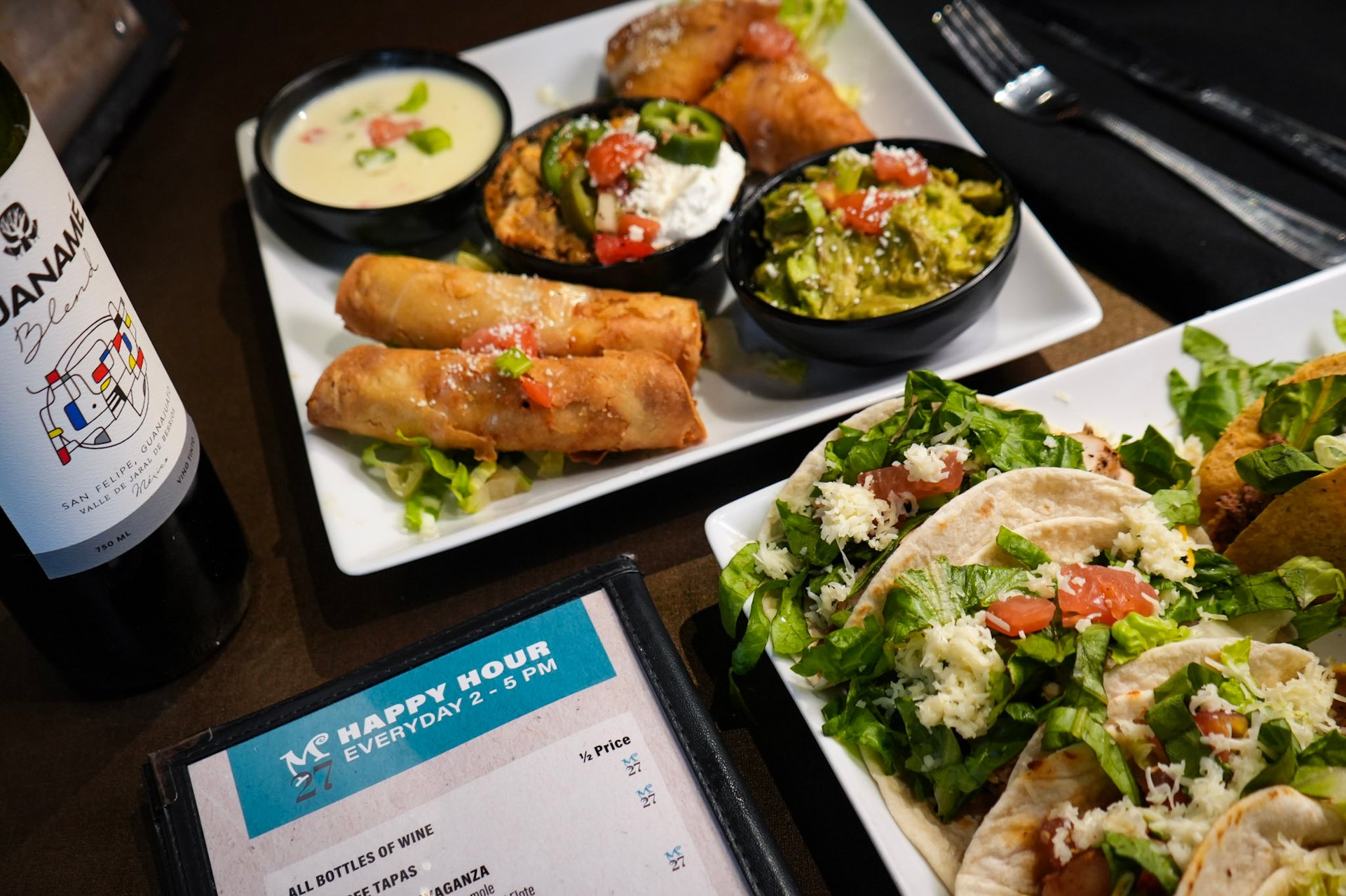 Happy Hour Menu - Mestizo Louisiana Mexican Cuisine
