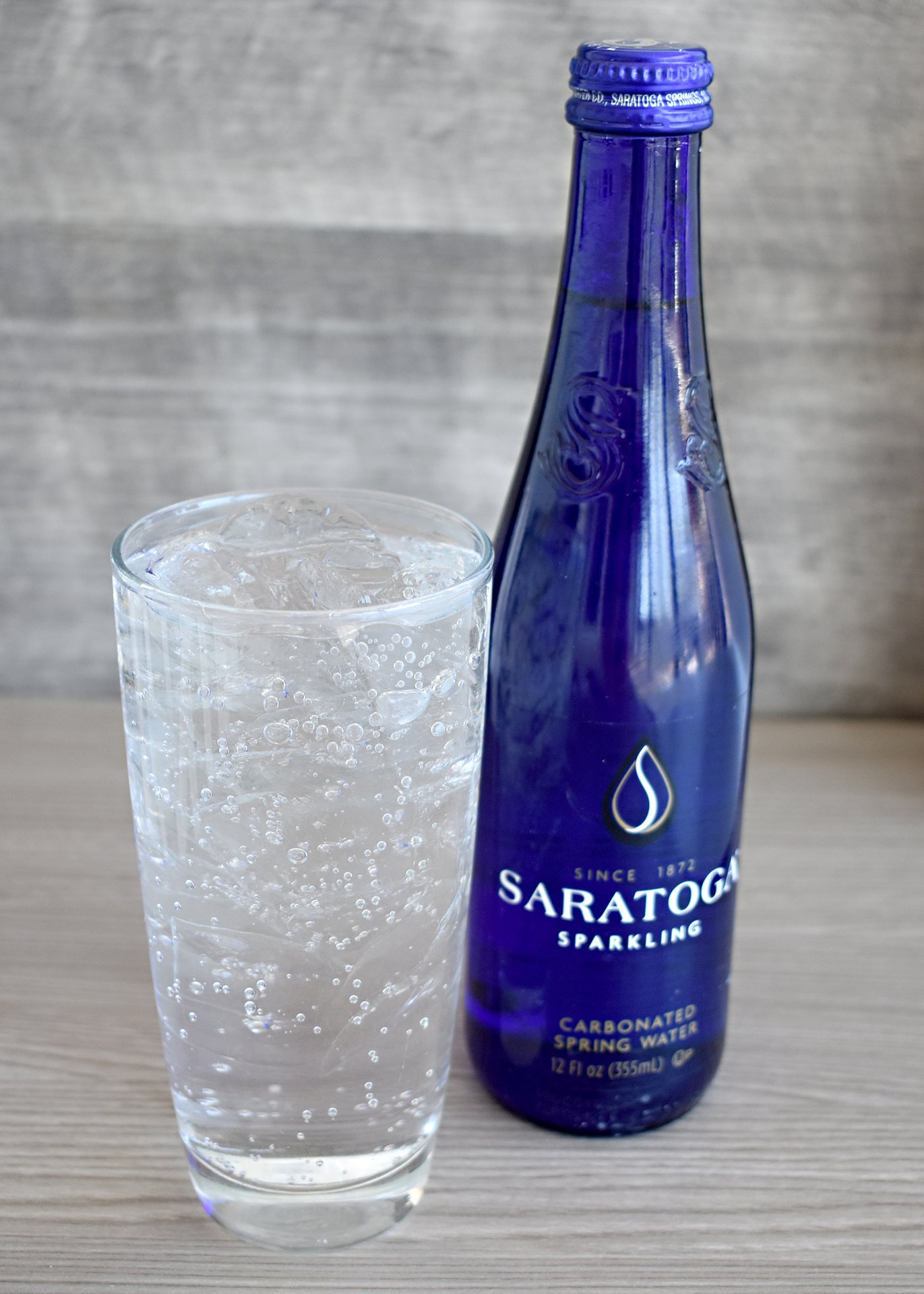 Saratoga - Spring Water - 12 oz (12 Glass Bottles)