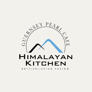 Coronation Chicken Soup, Salad, and Potatoes Himalayan Kitchen