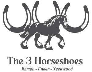The Three Horseshoes home logo
