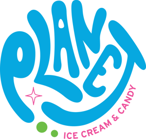 Planet Ice Cream & Candy home logo