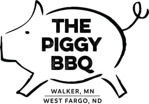 The Piggy BBQ home logo