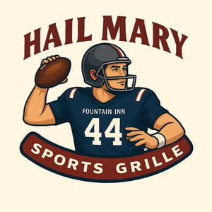 Hail Mary Sports Grille home logo