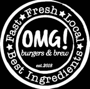 OMG! Burgers & Brew home logo