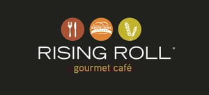 Rising Roll Gourmet Cafe' restaurant logo