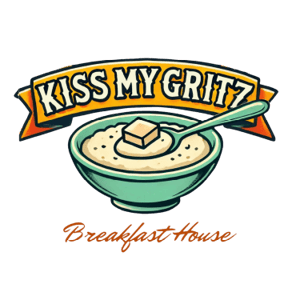 Kiss My Gritz Breakfast House home logo
