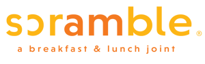 Scramble, a breakfast & lunch joint home logo