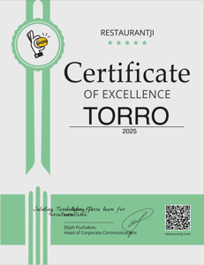 Torro mexican cuisine home logo