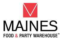 Maines Food and Party Warehouse home logo