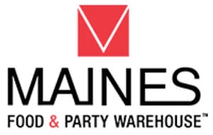 Maines Food and Party Warehouse home logo