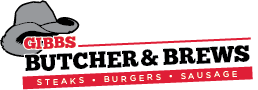 Gibbs Butcher and Brews home logo