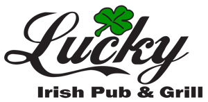 Lucky Irish Pub and Grill home logo