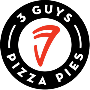 Three Guys Pizza Pies home logo