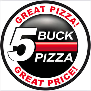 5 Buck Pizza home logo