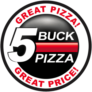 5 Buck Pizza home logo