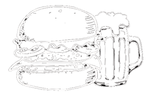Bad Larry's Bar and Grill home logo