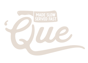 'Que by Whiskey 'N Rye home logo