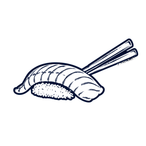 E⁺ MON Sushi home logo