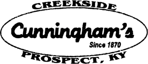 Cunningham's Creekside home logo