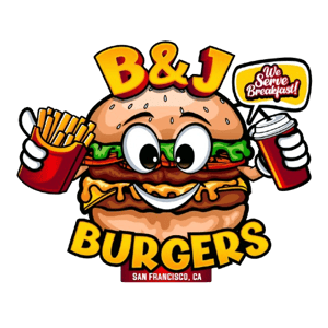 B&J Burgers home logo
