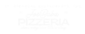 Joe Baba Pizzeria home logo
