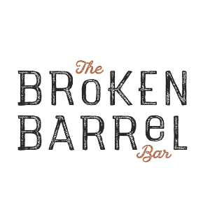 The Broken Barrel Bar home logo