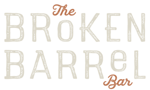 The Broken Barrel Bar home logo
