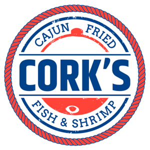 Cork's Cajun Fried Fish & Shrimp home logo