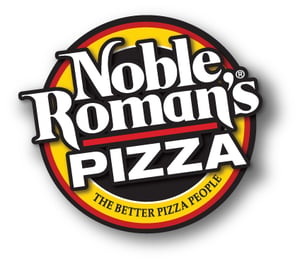 Phillips 66 Noble Roman's Pizza home logo