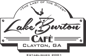 Lake Burton Cafe "The Last of The Dives" home logo
