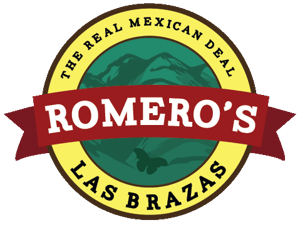 Romero's Las Brazas The Real Mexican Deal home logo
