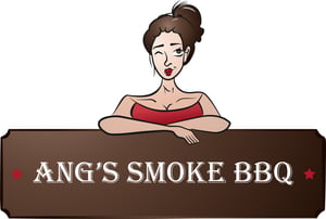 Ang's Smoke BBQ home logo