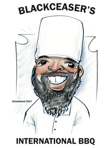 Blackceaser's International BBQ home logo