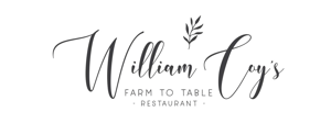 William Coy's Farm to Table Restaurant home logo