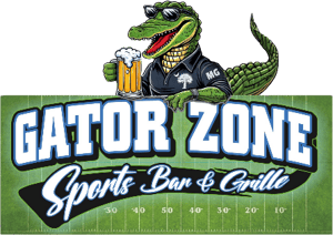 Gator Zone Sports Bar & Grille home logo