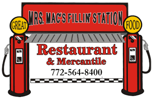 Mrs. Mac's Fillin' Station home logo