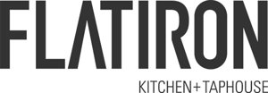 Flat Iron Kitchen and Taphouse home logo