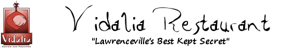 Vidalia Restaurant home logo